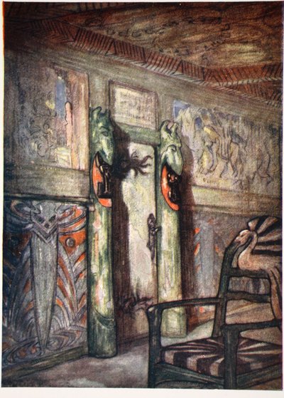 Rom ved Munthe på Holmencollen, 1905 av Nico Jungman