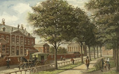 Utsikt over Haag, Nederland, 1600-tallet av Nico Steffelaar