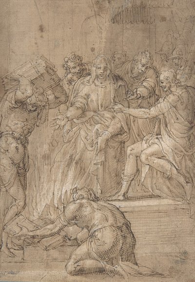 Cumaean Sibyll før Tarquin the Proud, 1500-tallet. av Nicolò dell
