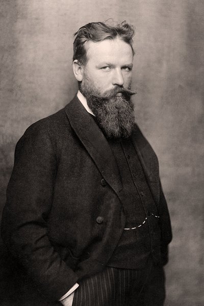 Portrett av Franz Metzner av Nicola Perscheid