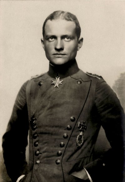 Portrett av Manfred von Richthofen av Nicola Perscheid