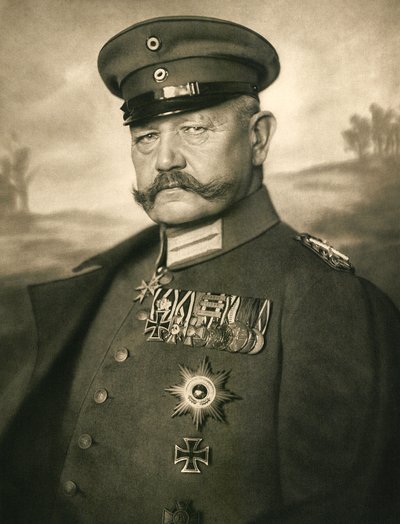 Portrett av Paul von Hindenburg av Nicola Perscheid