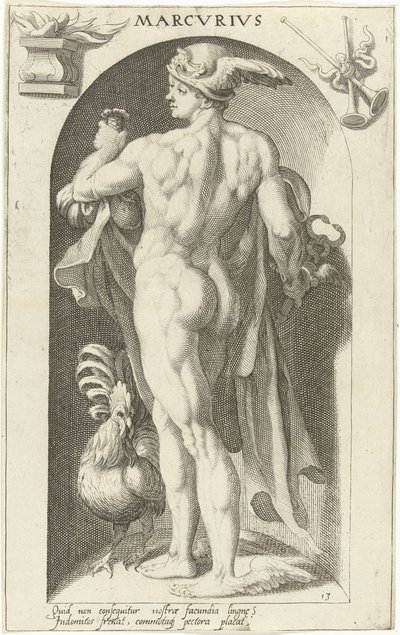 Merkur Marcvrivs (tittel på objekt) Ancient Gods (serietittel) av Nicolaas Braeu