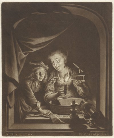 musefelle av Nicolaas Verkolje