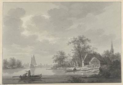 Landsbyen Capelle ved IJssel av Nicolaas Wicart