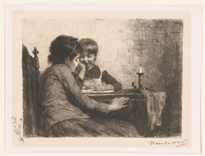 Kunst verdsettelse av Nicolaas van der Waay (signed by artist)