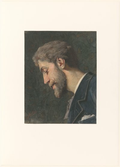Portrett av George Hendrik Breitner av Nicolaas van der Waay (signed by artist)