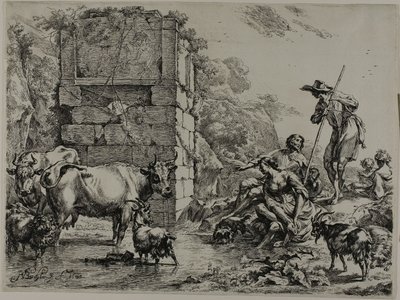 Kudrikking av Nicolaes Berchem