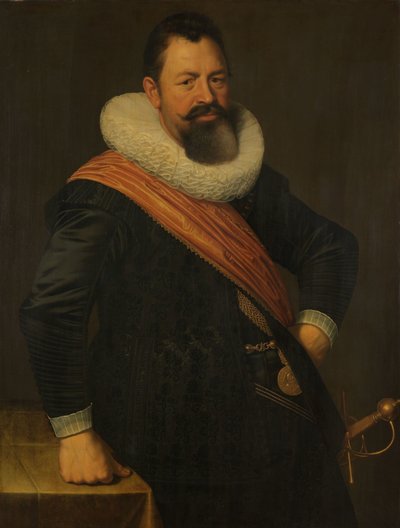 Portrett av Jochem Hendricksz Swartenhont (1566-1627) av Nicolaes Eliasz Pickenoy