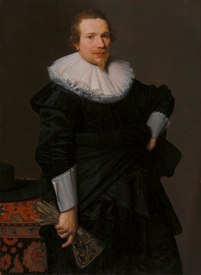 Portrett av en 24 år gammel mann av Nicolaes Eliasz. Pickenoy