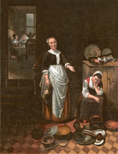Den ledige tjeneren av Nicolaes Maes