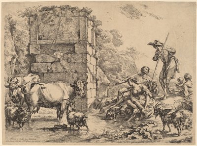 Kudrikking av Nicolaes Pietersz Berchem