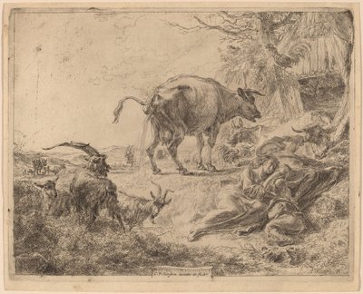 Kupissing av Nicolaes Pietersz Berchem
