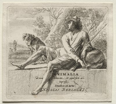 Nicolaes Berchem the Elder Shepherding-serien. av Nicolaes Pietersz. Berchem