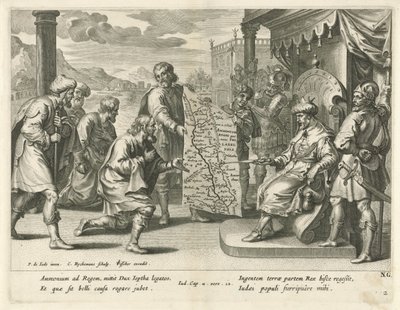 Ammonittenes konge hevder Jeftas landhistorie (serietittel) av Nicolaes Ryckmans