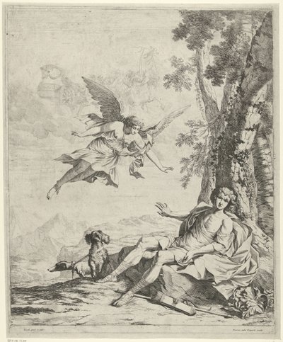 Aurora og Cephalus Takbil Cephalus av Nicolaes Van Helt Stockade
