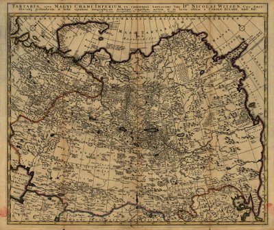 Tartary, eller Empire of the Great Khan av Nicolaes Witsen