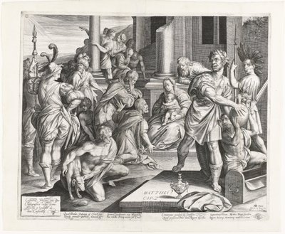 Tilbedelse av kongene av Nicolaes de Bruyn