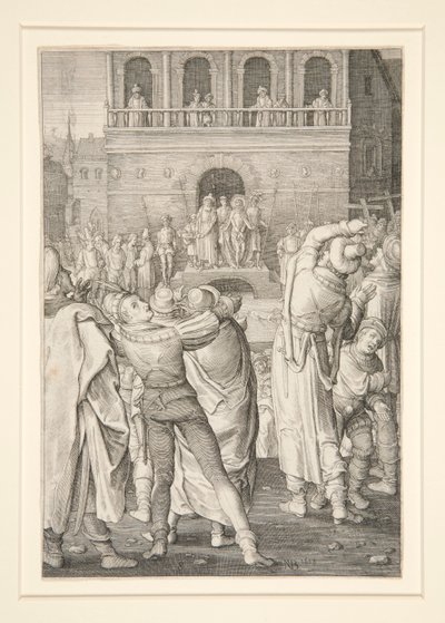 Kristus vist til folket (Passion Series) av Nicolaes de Bruyn