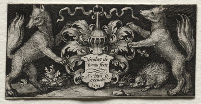 Våpenskjold, 1594. av Nicolaes de Bruyn