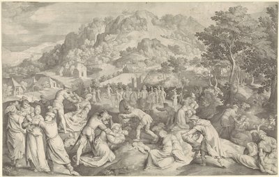 Barnedrap i Betlehem av Nicolaes de Bruyn
