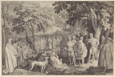 Forkynnelse av døperen Johannes av Nicolaes de Bruyn