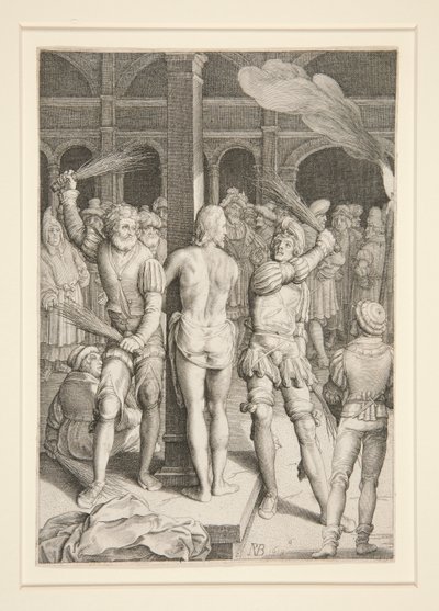 The Flagellation (Passion Series) av Nicolaes de Bruyn