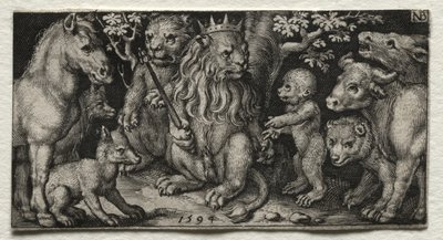 Dyrenes konge av Nicolaes de Bruyn