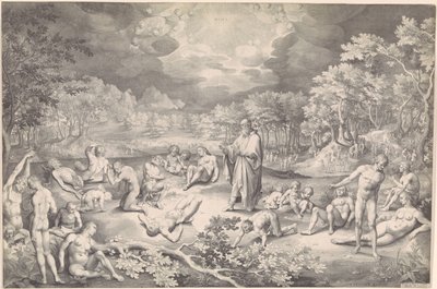 Visjon av Esekiel av Bendalen av Nicolaes de Bruyn