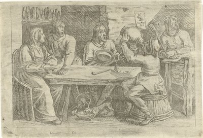 Bondeselskap med nar av Nicolaes van Haeften
