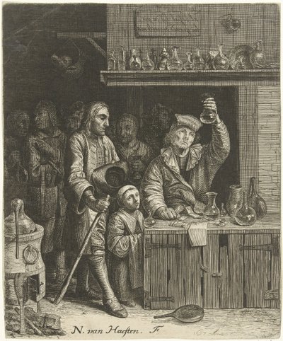 Pisseseer og bondefamilie av Nicolaes van Haeften