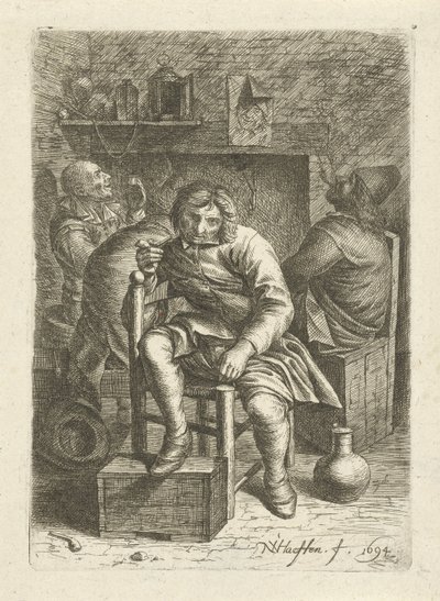 røykende mann av Nicolaes van Haeften