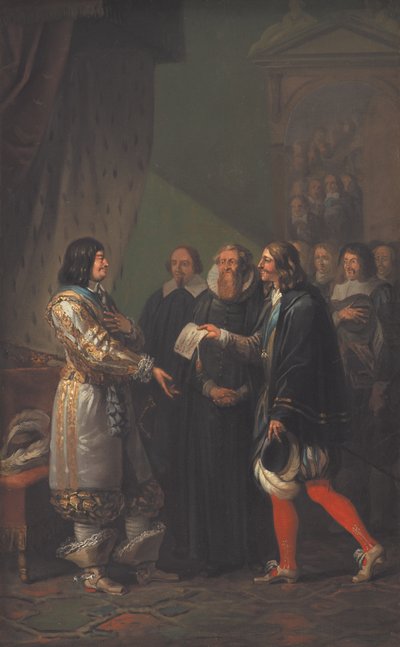 Absolutt monarki tildelt Frederik III i 1660 av Nicolai Abildgaard