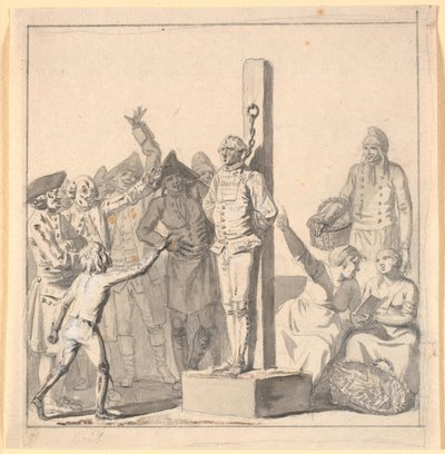 En forfatter i gjespestokken. Med hentydning til korporal Sigvard Lycke av Nicolai Abildgaard