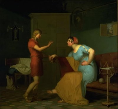 Papirius og hans mor av Nicolai Abildgaard