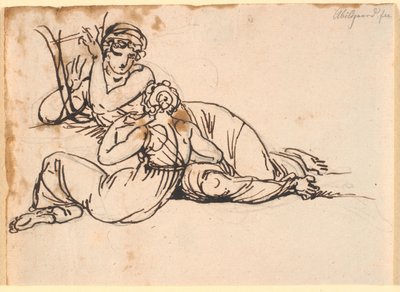 Sappho og Mytilene av Nicolai Abildgaard