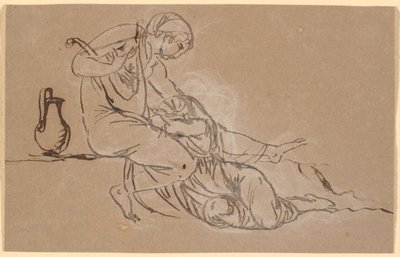 Sappho og Mytilene av Nicolai Abildgaard