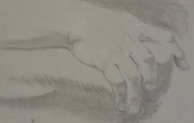 Studie av en hånd av Nicolai Abildgaard