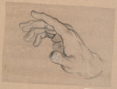 Studie av en hånd av Nicolai Abildgaard