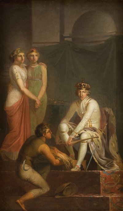 Avskaffelsen av adskription i 1788 av Nicolai Abildgaard