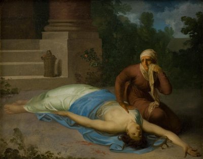 Den døende Messalina og hennes mor av Nicolai Abildgaard