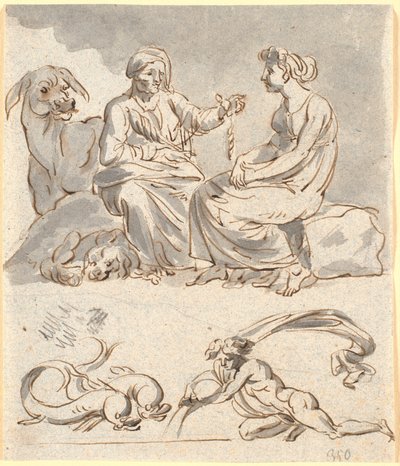 Utkast til scene av Apuleius