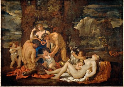  av Nicolas (attr.to) Poussin
