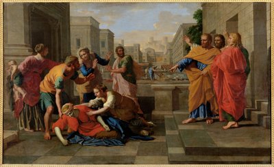  av Nicolas (attr.to) Poussin