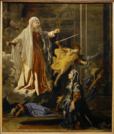 av Nicolas (attr.to) Poussin