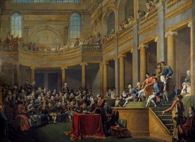 Konsulatet for Cisalpine Republic møte i comitia i Lyon, 1808 av Nicolas Andre Monsiau