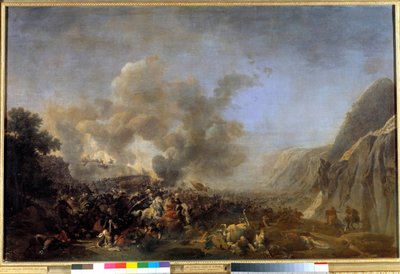 Kampanje (ekspedisjon) av Egypt (1798-1801): "" Slaget ved Nasaret, 8/04/1799, seieren vunnet av general Jean Andoche Junot (Jean-Andoche), hertugen av Abrantes (1771-1813)"" Maleri av Nicolas Taunay (1755-1830) 1800-tallets søn. 0,92x1,39 m versailles, mu av Nicolas Antoine Taunay