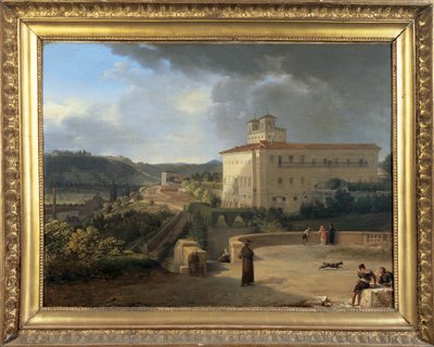 Utsikt over Villa Medici av Nicolas Antoine Taunay
