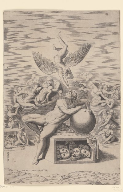 Drømmen av Nicolas Beatrizet (attributed to)