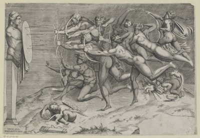 Driften av Nicolas Beatrizet (attributed to)